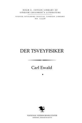 Tapa de Der tsṿeyfisiḳer