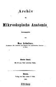 Tapa de Archiv fuer mikroskopische anatomie