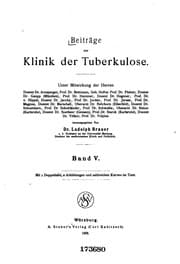 Tapa de Beitraege zur klinik der tuberkulose und spezifischen