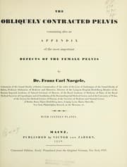 Tapa de Obliquely contracted pelvis