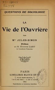 Tapa de La vie de l'ouvrière
