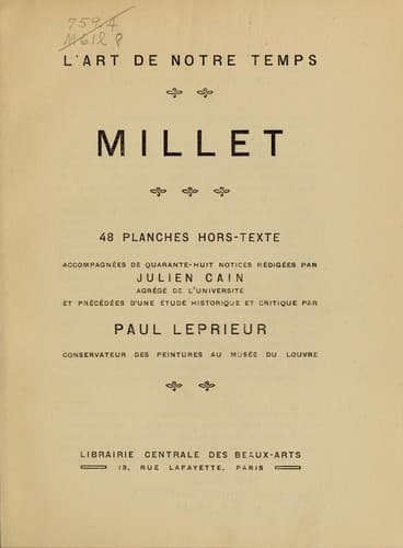 Tapa de Millet