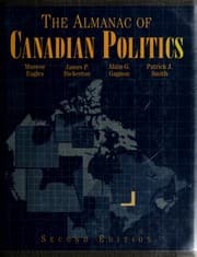 Tapa de The almanac of Canadian politics