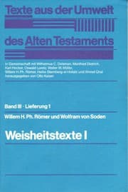 Tapa de Texte aus der Umwelt des Alten Testaments