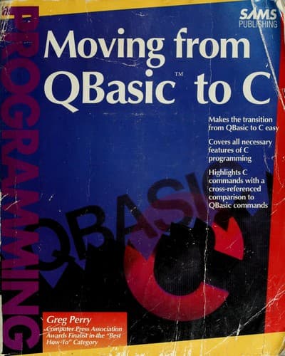Tapa de Moving from QBasic to C