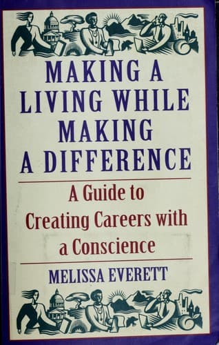 Tapa de Making a living while making a difference