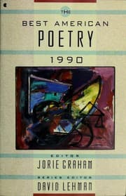 Tapa de The Best American Poetry 1990