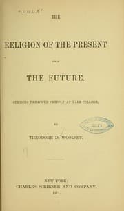Tapa de The religion of the present and of the future...
