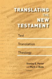 Tapa de Translating the New Testament
