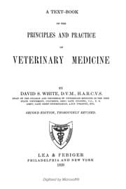 Tapa de A text-book of the principles and practice of veterinary medicine