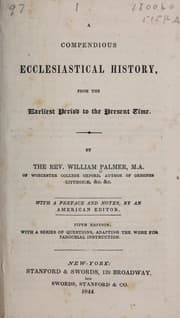 Tapa de A compendious ecclesiastical history