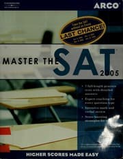 Tapa de Master the SAT, 2005