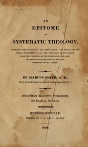 Tapa de An epitome of systematic theology
