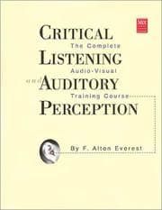Tapa de Critical Listening Auditory Perception