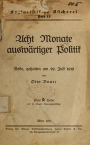 Tapa de Acht monate auswärtiger politik