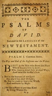 Tapa de The Psalms of David