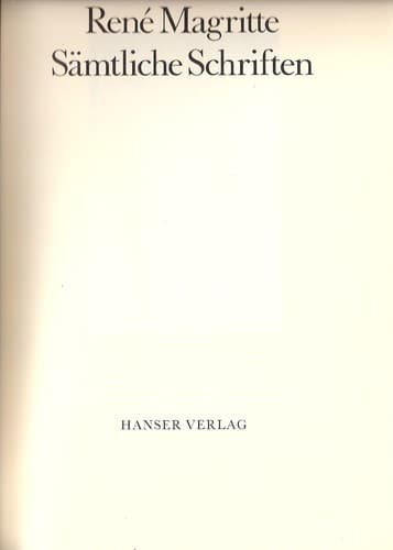 Tapa de Sämmtliche Schriften