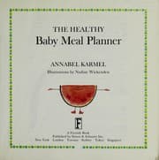Tapa de The healthy baby meal planner