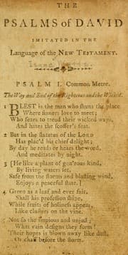 Tapa de The Psalms of David