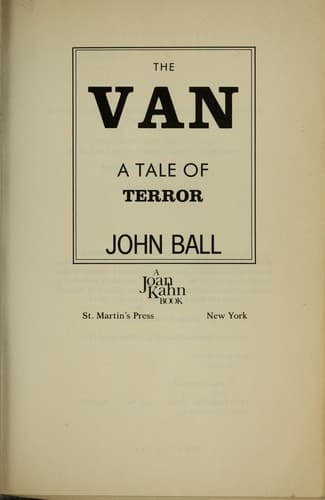 Tapa de The Van
