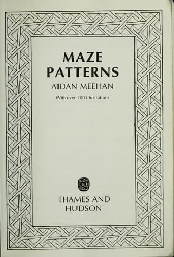 Tapa de Maze patterns