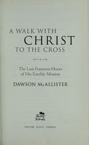Tapa de A walk with Christ to the cross