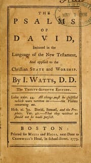 Tapa de The Psalms of David
