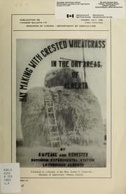 Tapa de Hay making with crested wheatgrass in the dry areas of Alberta