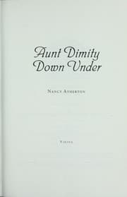 Tapa de Aunt Dimity down under