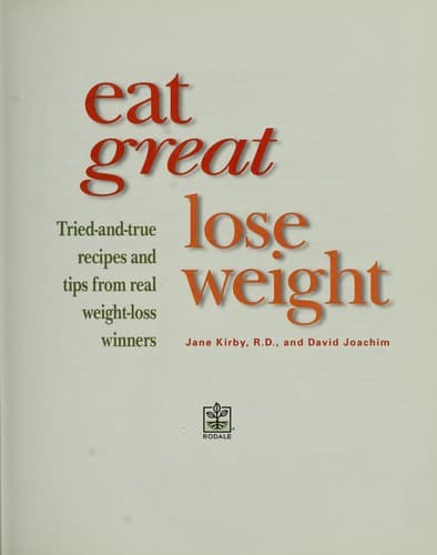 Tapa de Eat great lose weight