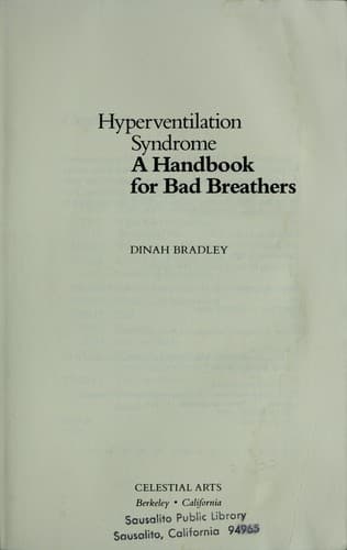 Tapa de Hyperventilation syndrome