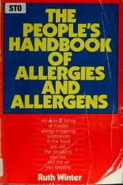 Tapa de The people's handbook of allergies and allergens