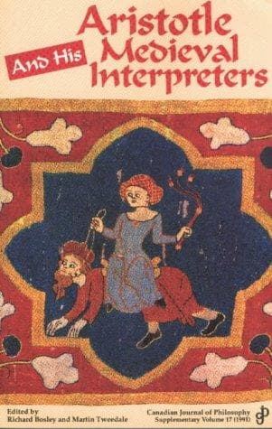 Tapa de Aristotle and his medieval interpreters