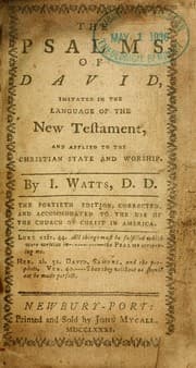 Tapa de The Psalms of David