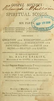 Tapa de Gospel sonnets