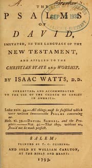 Tapa de The Psalms of David