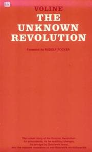Tapa de La révolution inconnue, 1917–1921