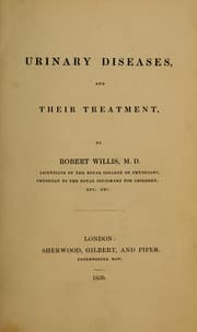 Tapa de Urinary diseases and their treatment