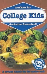 Tapa de Cookbook for college kids