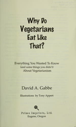 Tapa de Why do vegetarians eat like that?