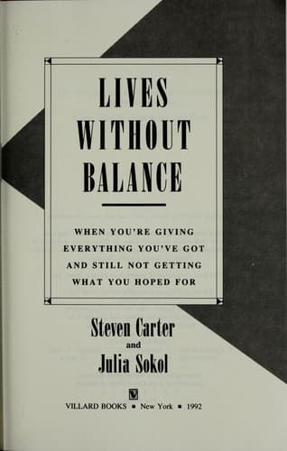 Tapa de Lives without balance
