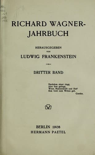 Tapa de Richard Wagner-Jahrbuch