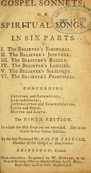 Tapa de Gospel sonnets