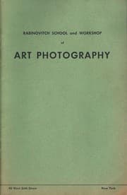 Tapa de Rabinovitch School and Workshop of Art Photography