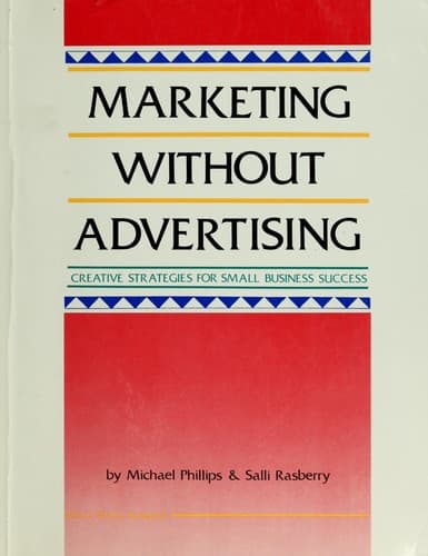 Tapa de Marketing without advertising