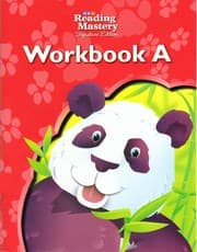Tapa de SRA Reading Mastery Workbook A