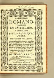 Tapa de Cathecismo romano