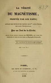 Tapa de La vérité du magnétisme, prouvée par les faits