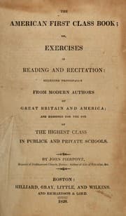 Tapa de The American first class book