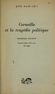 Tapa de Corneille et la tragedie politique